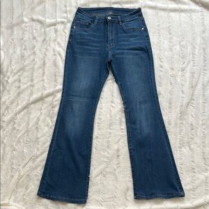 Stylish Blue Flare Jeans